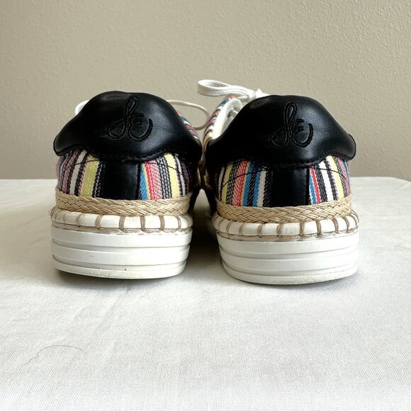 Sam Edelman Kavi Striped Low Top Canvas Espadrille Sneakers - Picture 5 of 11